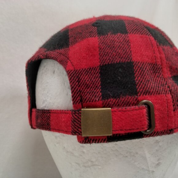 Doodlebug Boutique Steamboat Willie Mickey Mouse Cap Hat Buffalo Plaid Flannel - Picture 11 of 16